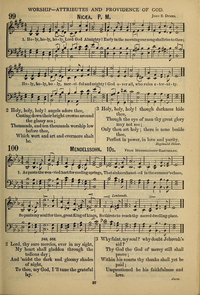 The Seventh-Day Adventist Hymn and Tune Book: for use in divine worship page 37