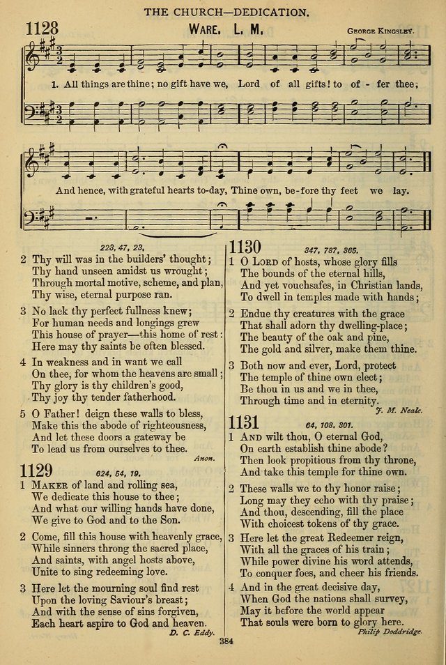 The Seventh-Day Adventist Hymn and Tune Book: for use in divine worship page 384