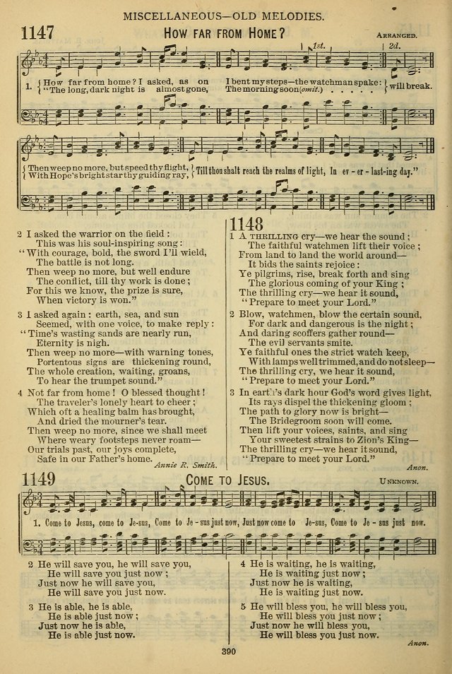 The Seventh-Day Adventist Hymn and Tune Book: for use in divine worship page 390
