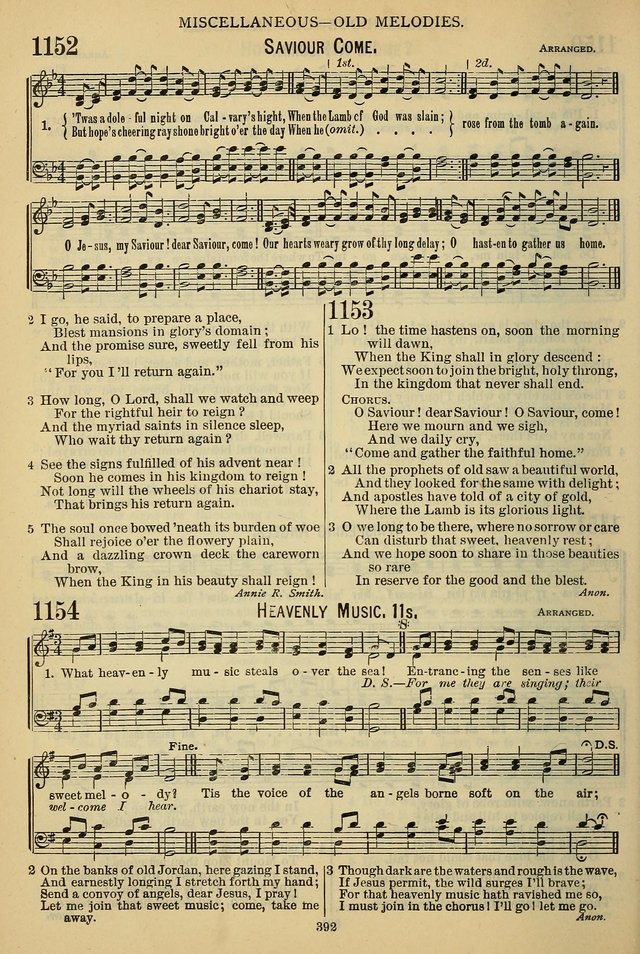 The Seventh-Day Adventist Hymn and Tune Book: for use in divine worship page 392