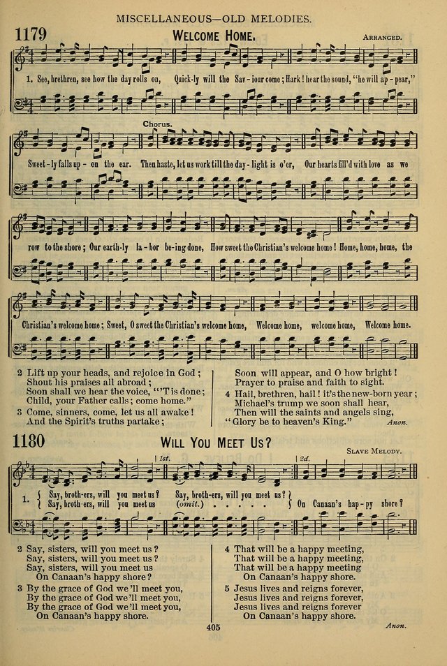 The Seventh-Day Adventist Hymn and Tune Book: for use in divine worship page 405