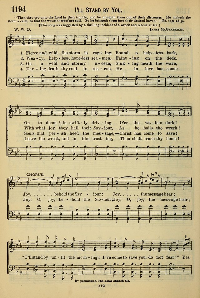 The Seventh-Day Adventist Hymn and Tune Book: for use in divine worship page 412