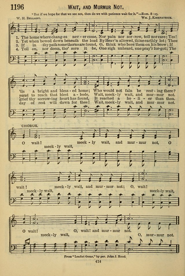 The Seventh-Day Adventist Hymn and Tune Book: for use in divine worship page 414