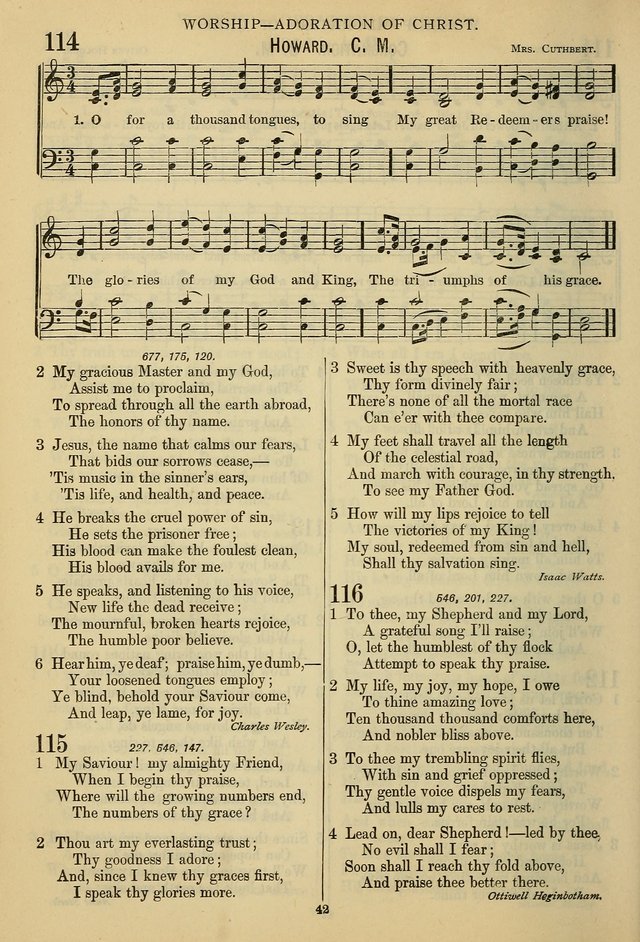 The Seventh-Day Adventist Hymn and Tune Book: for use in divine worship page 42