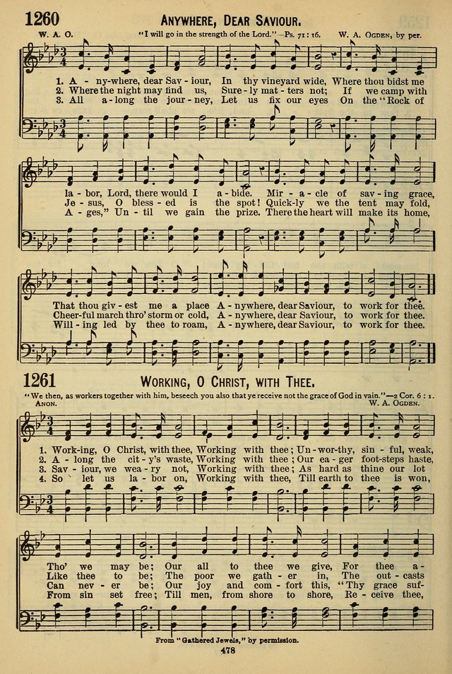 The Seventh-Day Adventist Hymn and Tune Book: for use in divine worship page 478