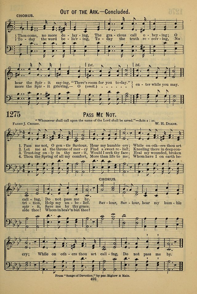 The Seventh-Day Adventist Hymn and Tune Book: for use in divine worship page 491