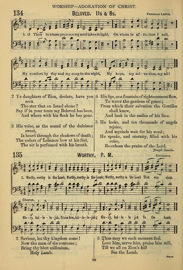 The Seventh-Day Adventist Hymn and Tune Book: for use in divine worship page 50