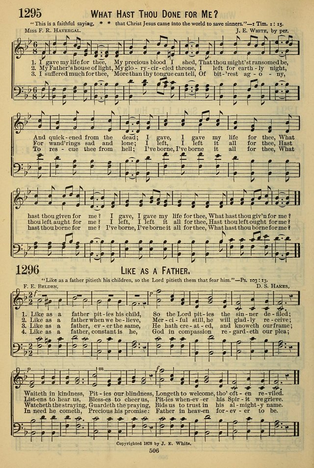 The Seventh-Day Adventist Hymn and Tune Book: for use in divine worship page 506