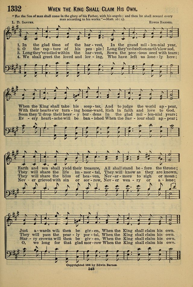 The Seventh-Day Adventist Hymn and Tune Book: for use in divine worship page 543