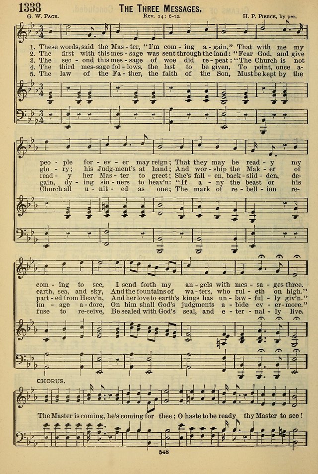 The Seventh-Day Adventist Hymn and Tune Book: for use in divine worship page 548