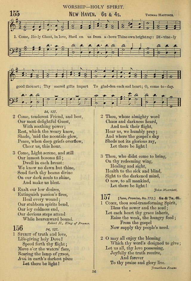 The Seventh-Day Adventist Hymn and Tune Book: for use in divine worship page 56