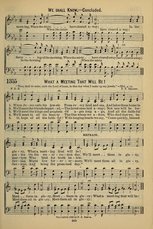 The Seventh-Day Adventist Hymn and Tune Book: for use in divine worship page 565