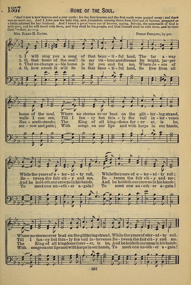 The Seventh-Day Adventist Hymn and Tune Book: for use in divine worship page 567