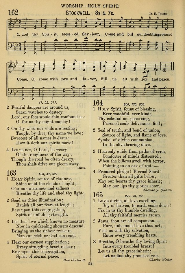 The Seventh-Day Adventist Hymn and Tune Book: for use in divine worship page 58