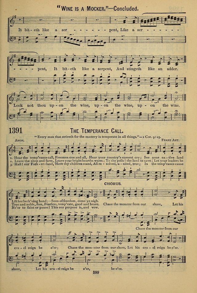 The Seventh-Day Adventist Hymn and Tune Book: for use in divine worship page 599