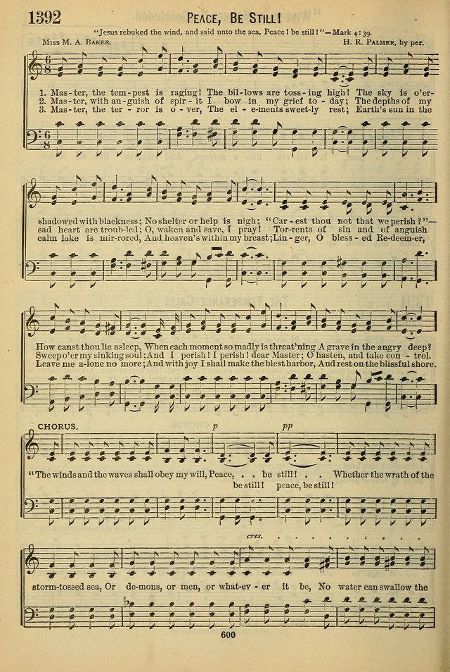 The Seventh-Day Adventist Hymn and Tune Book: for use in divine worship page 600