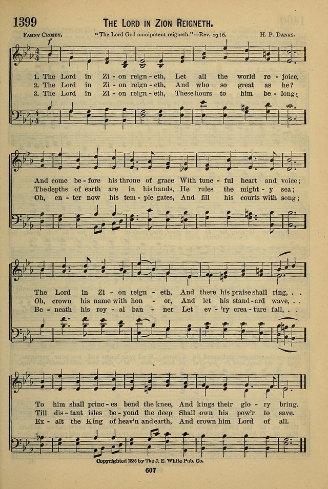 The Seventh-Day Adventist Hymn and Tune Book: for use in divine worship page 607