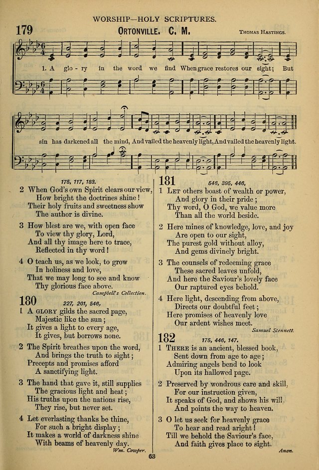 The Seventh-Day Adventist Hymn and Tune Book: for use in divine worship page 63