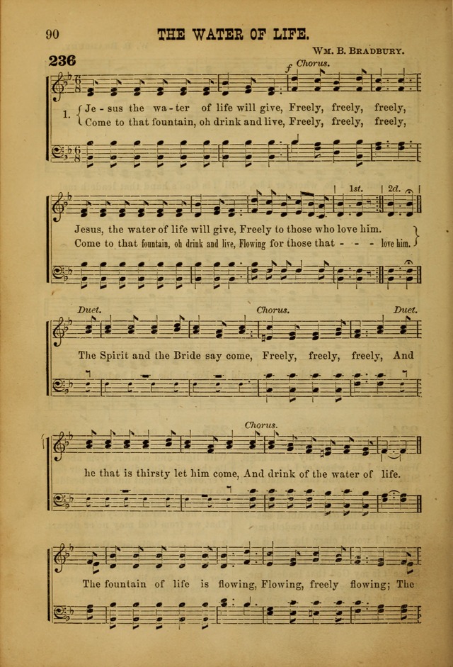 Songs of Devotion for Christian Assocations: a collection of psalms, hymns, spiritual songs, with music for chuch services, prayer and conference meetings, religious conventions, and family worship. page 90