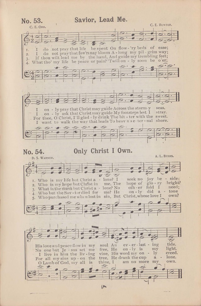 Salvation Echoes: a new collection of spiritual songs; hymning the tidings of full salvation page 55