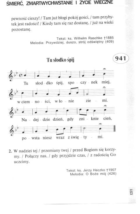Śpiewnik Ewangelicki: Codzienna modlitwa, pieśń, medytacja, nabożeństwo page 1266