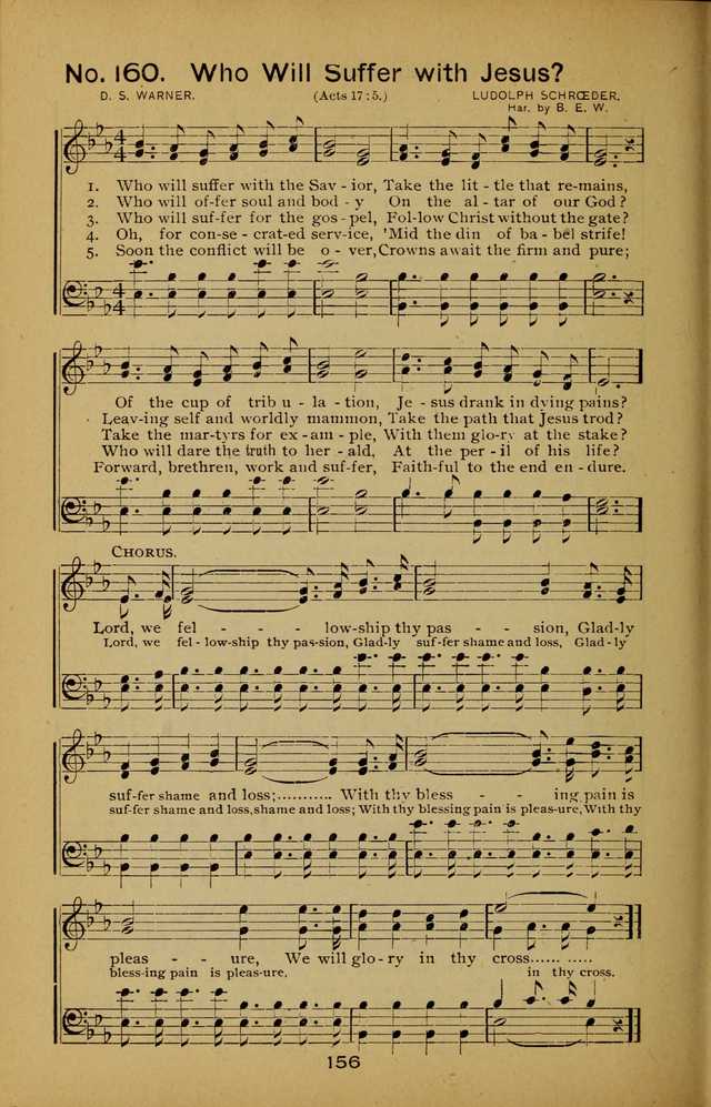 Songs of the Evening Light: for Sunday schools, missionary and revival meetings and gospel work in general page 156