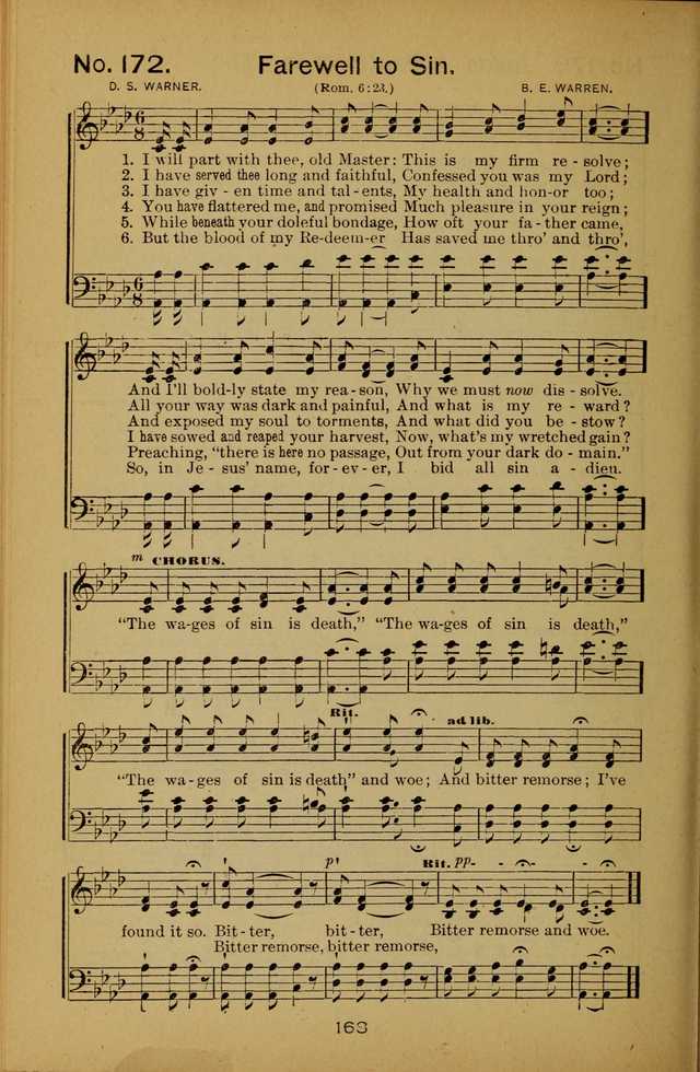 Songs of the Evening Light: for Sunday schools, missionary and revival meetings and gospel work in general page 168
