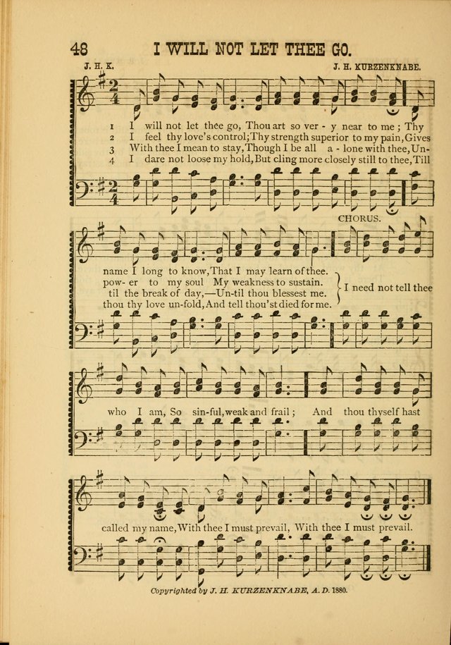 Silvery Echoes of Praise and Prayer: a collection of hymns and music, expecially adapted for children and youths in the primary and intermediate departments of the Sunday-school page 48