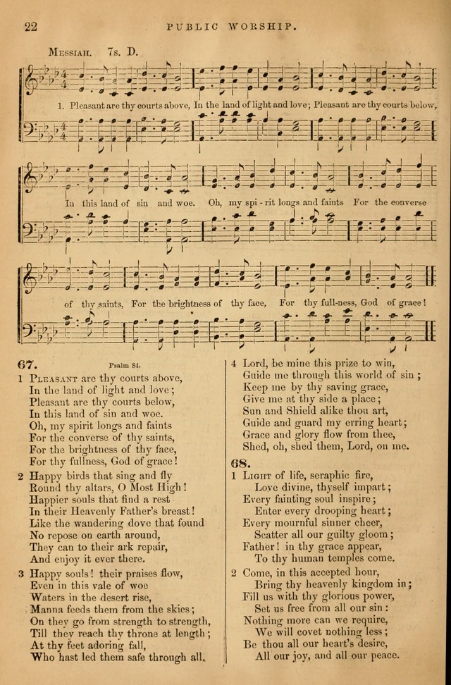 Songs for the Sanctuary: or hymns and tunes for Christian Worship page 23