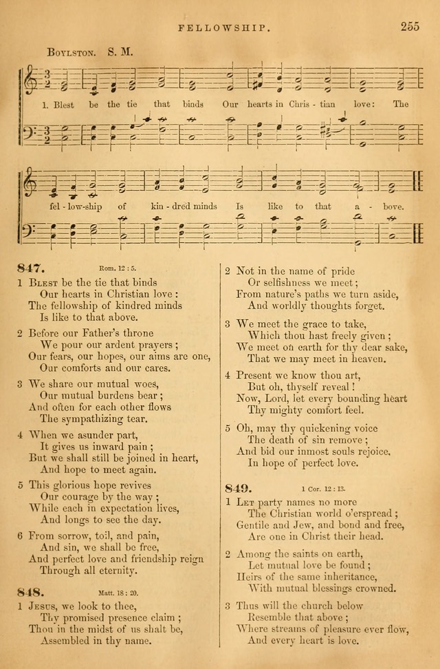 Songs for the Sanctuary: or hymns and tunes for Christian Worship page 256