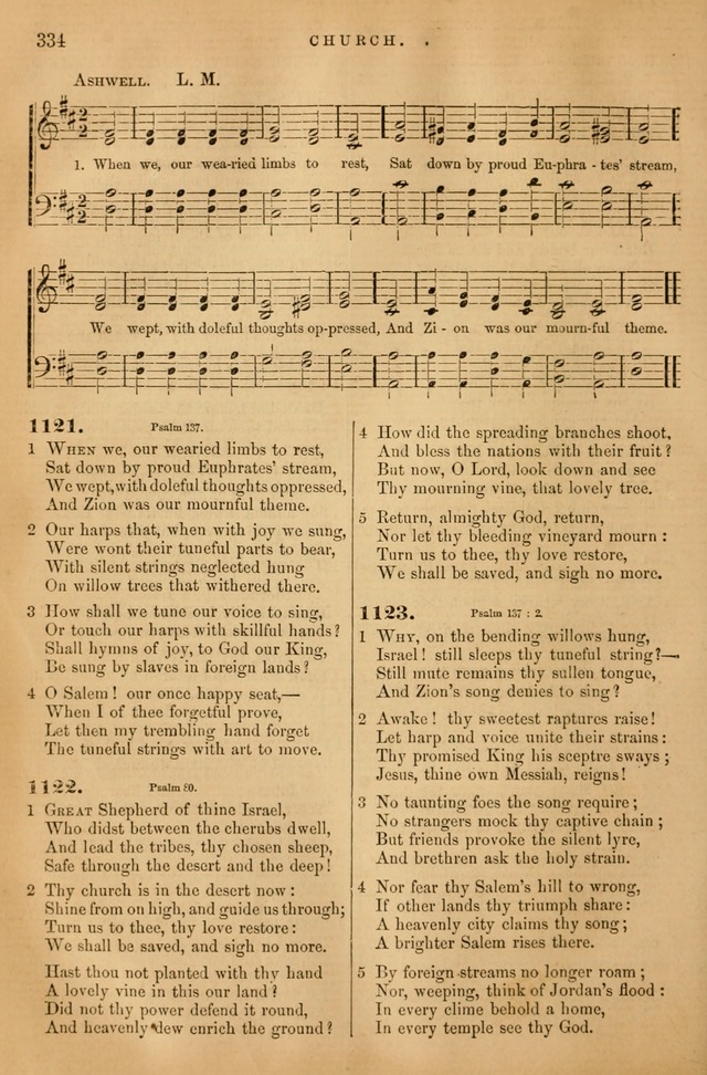 Songs for the Sanctuary: or hymns and tunes for Christian Worship page 335