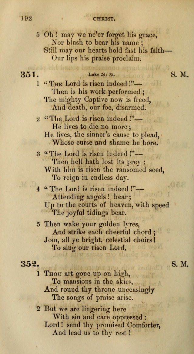Songs for the Sanctuary; or, Psalms and Hymns for Christian Worship (Words only) page 192
