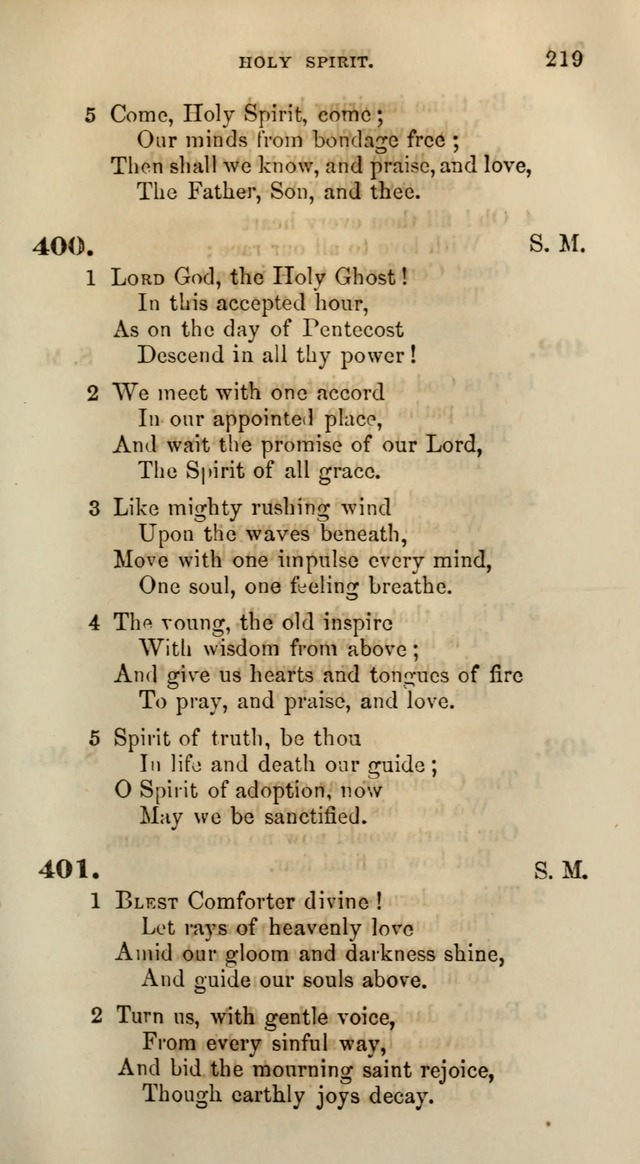 Songs for the Sanctuary; or, Psalms and Hymns for Christian Worship (Words only) page 219