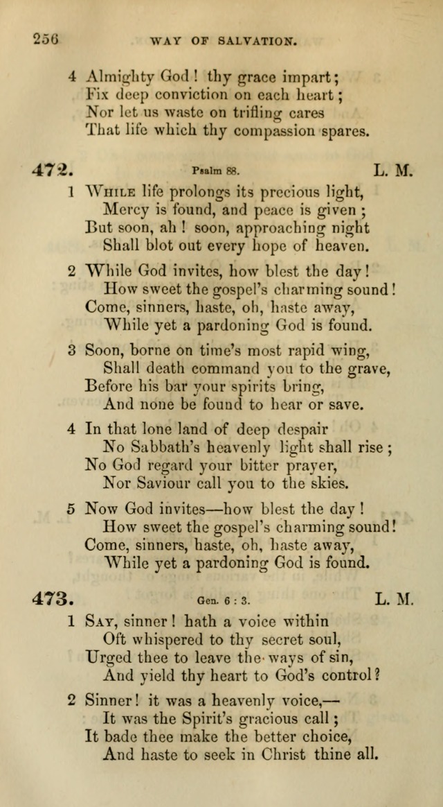 Songs for the Sanctuary; or, Psalms and Hymns for Christian Worship (Words only) page 256