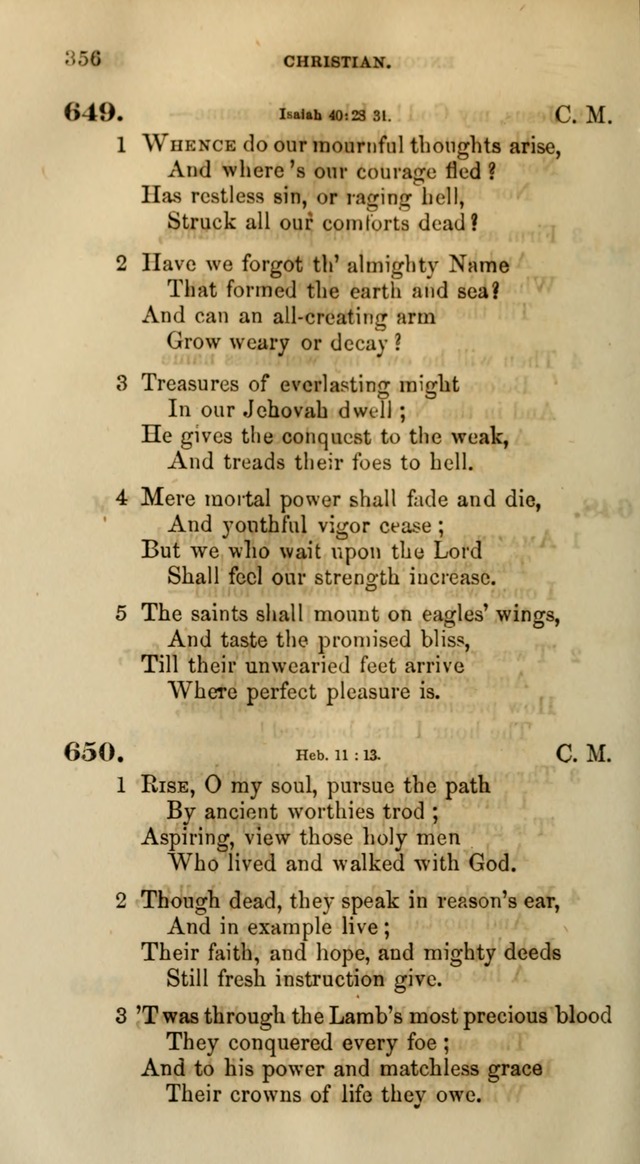 Songs for the Sanctuary; or, Psalms and Hymns for Christian Worship (Words only) page 356