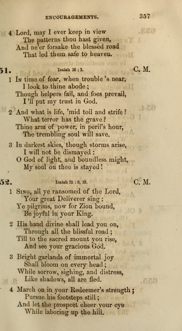 Songs for the Sanctuary; or, Psalms and Hymns for Christian Worship (Words only) page 357