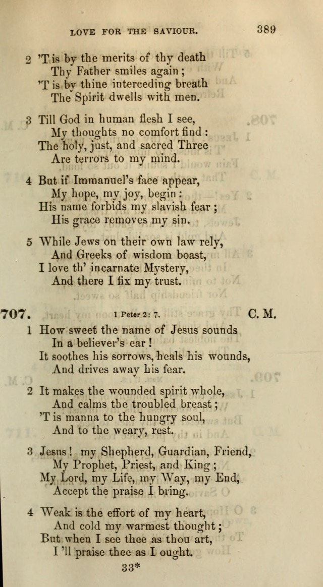 Songs for the Sanctuary; or, Psalms and Hymns for Christian Worship (Words only) page 389