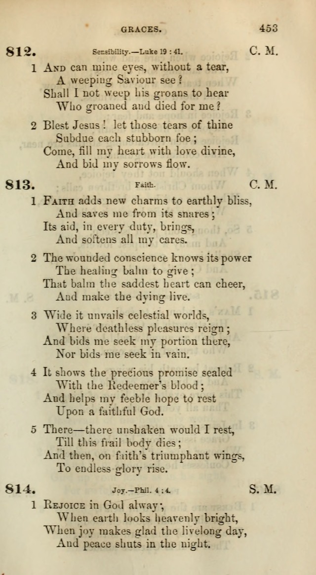 Songs for the Sanctuary; or, Psalms and Hymns for Christian Worship (Words only) page 453