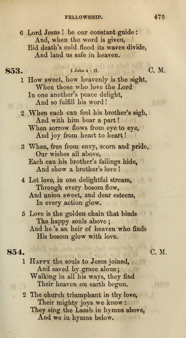 Songs for the Sanctuary; or, Psalms and Hymns for Christian Worship (Words only) page 475