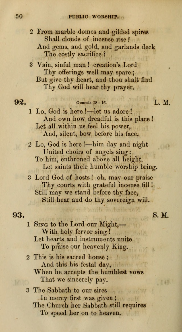 Songs for the Sanctuary; or, Psalms and Hymns for Christian Worship (Words only) page 50