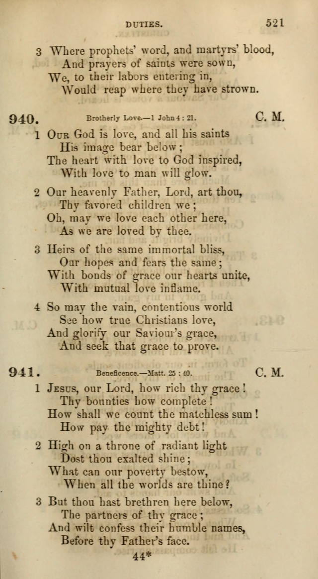 Songs for the Sanctuary; or, Psalms and Hymns for Christian Worship (Words only) page 521