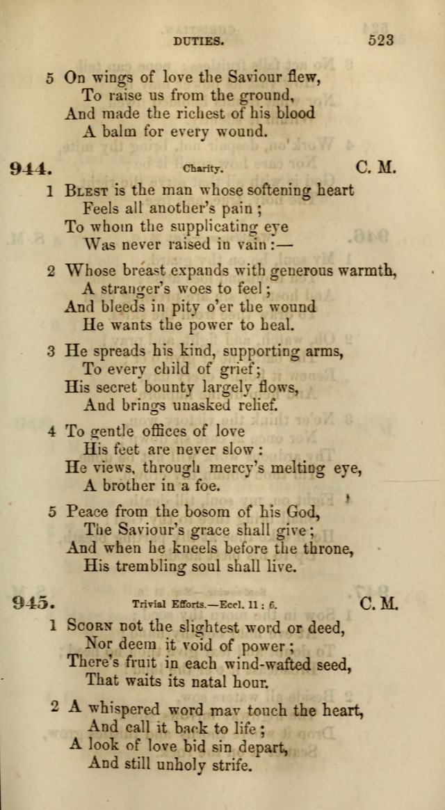 Songs for the Sanctuary; or, Psalms and Hymns for Christian Worship (Words only) page 523
