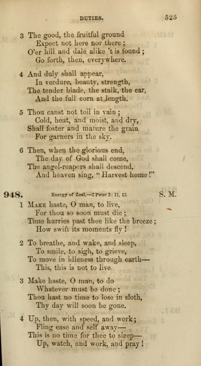 Songs for the Sanctuary; or, Psalms and Hymns for Christian Worship (Words only) page 525