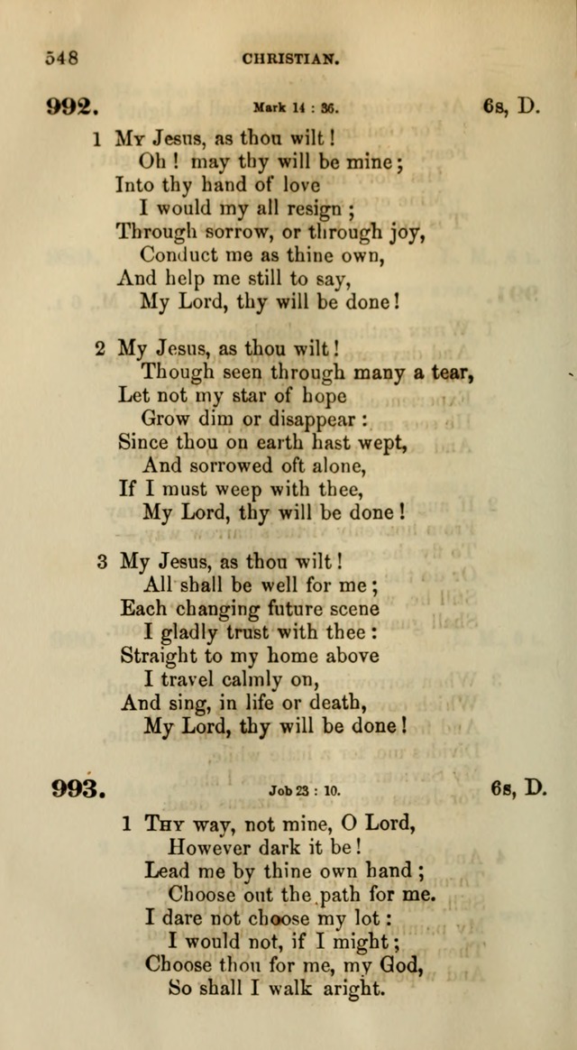 Songs for the Sanctuary; or, Psalms and Hymns for Christian Worship (Words only) page 548