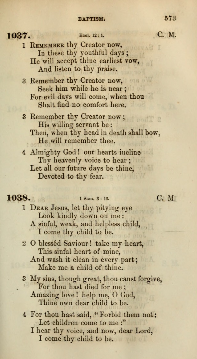 Songs for the Sanctuary; or, Psalms and Hymns for Christian Worship (Words only) page 573