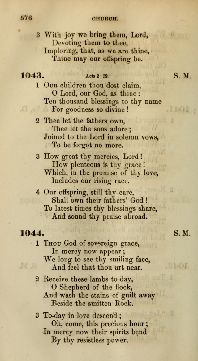 Songs for the Sanctuary; or, Psalms and Hymns for Christian Worship (Words only) page 576