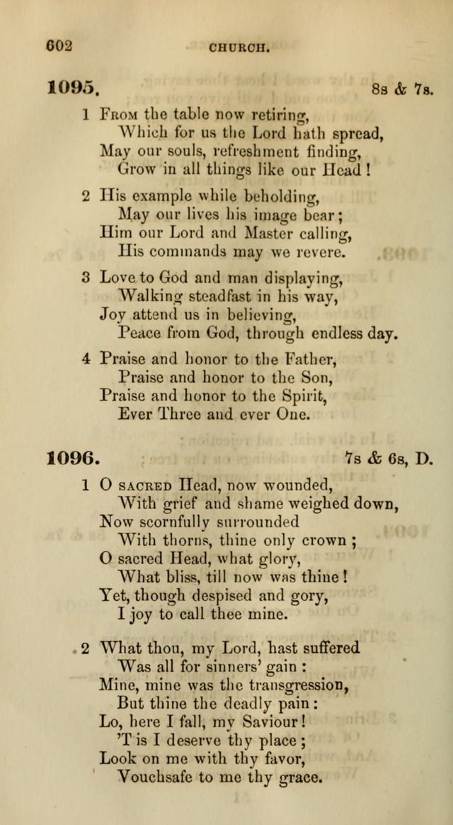 Songs for the Sanctuary; or, Psalms and Hymns for Christian Worship (Words only) page 602