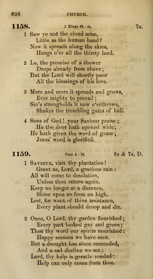 Songs for the Sanctuary; or, Psalms and Hymns for Christian Worship (Words only) page 636