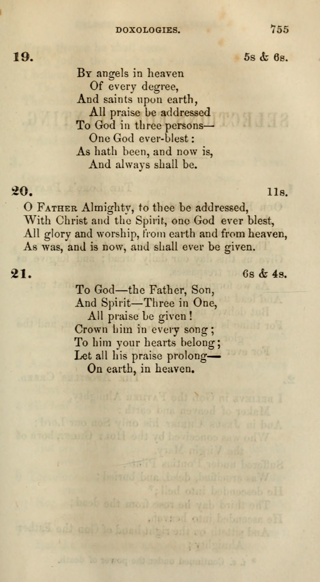 Songs for the Sanctuary; or, Psalms and Hymns for Christian Worship (Words only) page 753