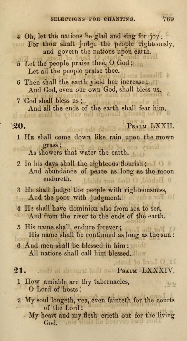 Songs for the Sanctuary; or, Psalms and Hymns for Christian Worship (Words only) page 767
